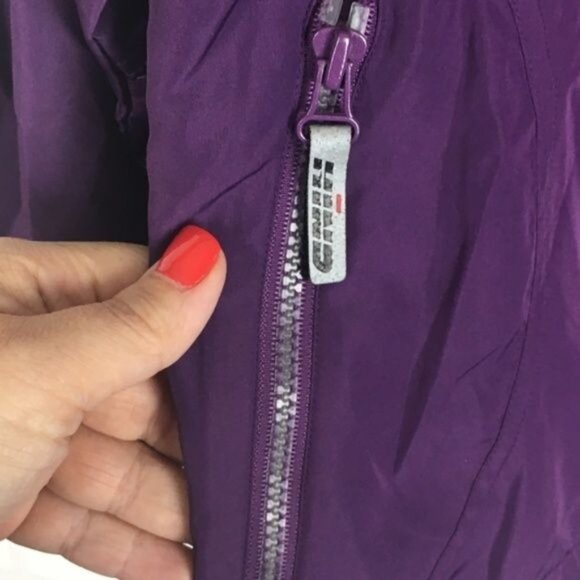 Hind Purple Windbreaker Jacket With Hood & Mesh Accents - Picture 4 of 8